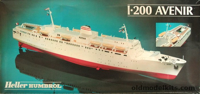 Heller 1/200 Avenir Car Ferry Steamer, 80625 plastic model kit
